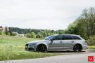 Nardo grijze Audi RS6 C7 Avant op Vossen VFS-2 Alu's