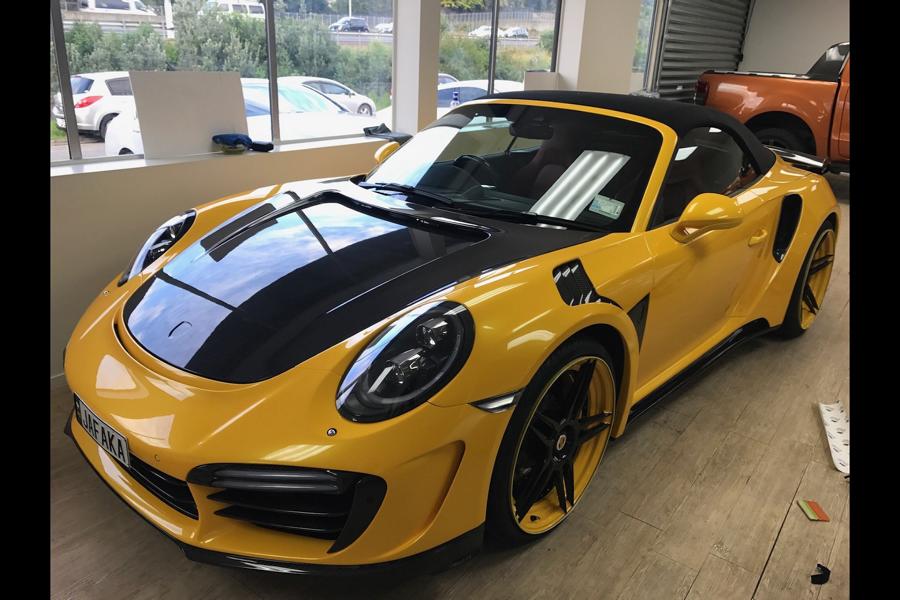 Bumblebee Style on the Porsche 911 (991) of the Tuner Topcar