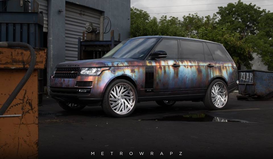 Dawn to Rust! - MetroWrapz foliuje Range Rovera Sport