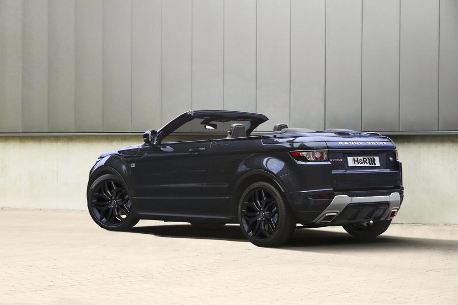 Range Rover Evoque Convertible with H & R Sport Springs