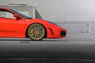 Jantes route SV20 pouce 1 pouces mat sur Ferrari F430