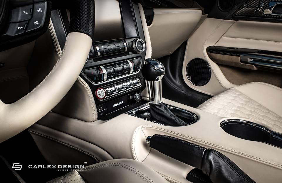 Super classy - new interior from Carlex for this Ford Mustang
