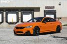 Fire Orange BMW M4 F82 Tuning IND Distribution 2017 8 135x90