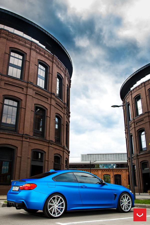 Matte Blue & Vossen CVT w BMW 4er F32 Coupe
