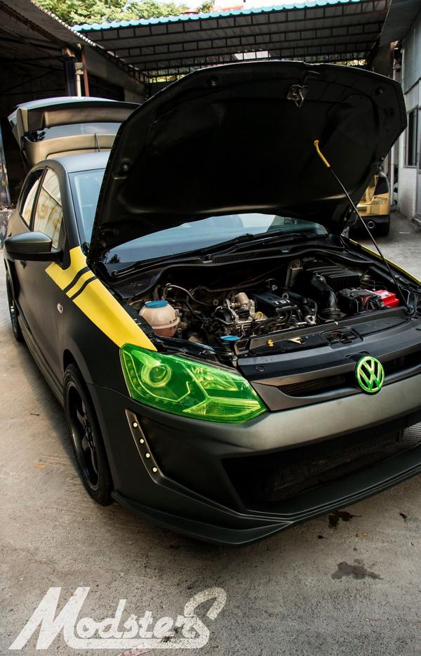 There is a need to Just do Tickling Pseudo VW Golf R? Modsters tuning VW Polo F-86 SABER