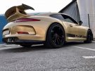 Porsche 911 1004 GT3 Metallic Platinum Gold Folierung Tuning 135x101 Porsche 911 (991) GT3 in Metallic Platinum by BB Folien