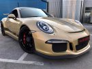 Porsche 911 1007 GT3 Metallic Platinum Gold Folierung Tuning 135x101