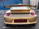 Porsche 911 1014 GT3 Metallic Platinum Gold Folierung Tuning 135x101