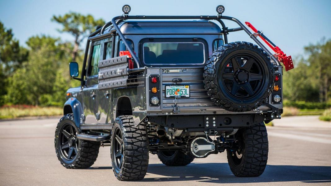 Funky - "Project Viper" is a Land Rover Defender with LS3 V8