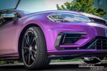 Top - VW Golf VII R Facelift en chrome mat violet par CMD