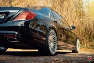 Llantas discretas Vossen Forged ML-R1 en el Mercedes S500