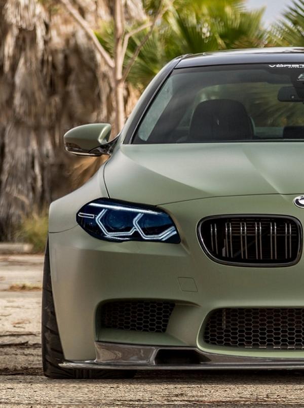 BMW M5 F10 Widebody In Armygreen
