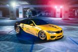 HRE S101 BMW M4 F82 Tuning Folierung Sunflower Yellow 8 155x103 Access Evolution   BMW M4 in Matt Sunflower Metallic