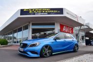 Mercedes A-Class on Motec rims & Airforce Suspension