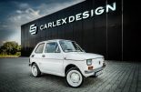 One of One &#8211; Fiat 126p mit Carlex Interieur für Tom Hanks