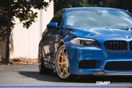 Super elegant &#8211; BMW M5 F10 auf HRE S101 Felgen in Gold