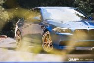 Super elegant &#8211; BMW M5 F10 auf HRE S101 Felgen in Gold