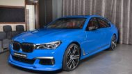 Santorini Blue BMW M760LI G12 Tuning 3D Design 10 190x107