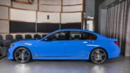 Santorini Blue BMW M760LI G12 Tuning 3D Design 5 190x107