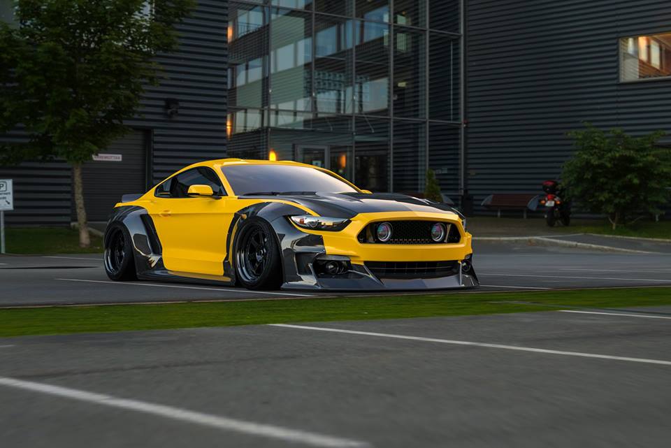 Clinched Carbon Widebody Ford Mustang GT Tuning 2017 1 Mehr geht nicht   Clinched Widebody Ford Mustang GT