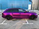 Audi A4 Avant B8 Tuning Purple Pink mattschwarz Folierung 10 135x101 Unübersehbar   Audi A4 Avant in Purple Pink und mattschwarz