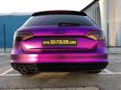 Audi A4 Avant B8 Tuning Purple Pink mattschwarz Folierung 12 135x101 Unübersehbar   Audi A4 Avant in Purple Pink und mattschwarz