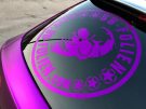 Audi A4 Avant B8 Tuning Purple Pink Mattschwarz Folierung 13 135x101