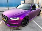 Audi A4 Avant B8 Tuning Purple Pink Mattschwarz Folierung 15 135x101