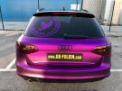 Audi A4 Avant B8 Tuning Purple Pink mattschwarz Folierung 23 135x101 Unübersehbar   Audi A4 Avant in Purple Pink und mattschwarz
