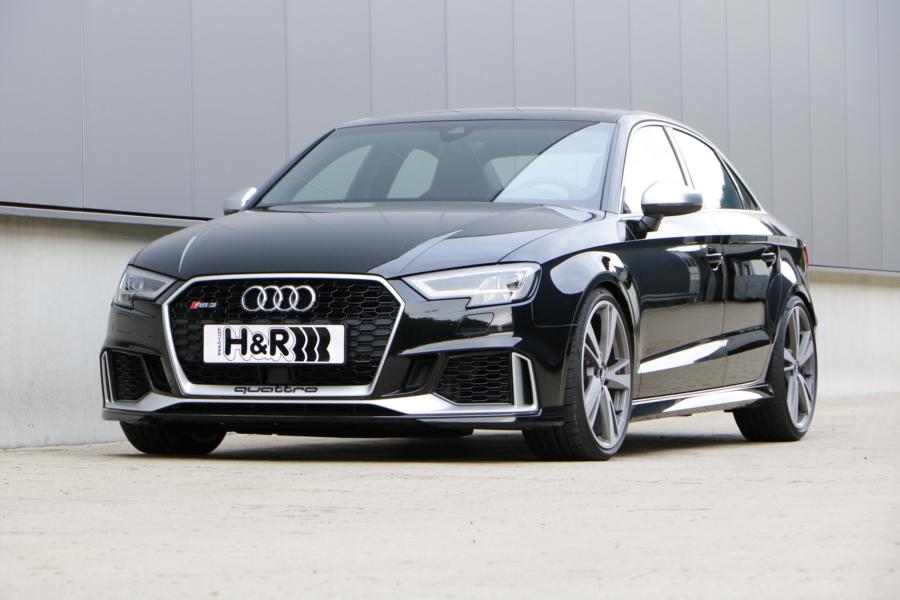 Perfect - Audi RS3 saloon with H & R sports springs