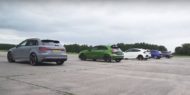 Video: Dragrace RS3, Civic Type-R, Golf R, A45, &#038; Focus RS