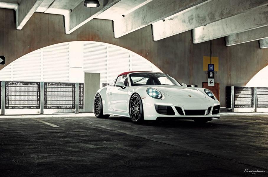 Dezent &#8211; Porsche 911 Targa 4S auf Brixton VL13 Felgen