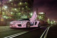 forgiato pink Lamborghini Aventador Tuning 2 190x127 Ohne Worte   Pink Lamborghini Aventador Widebody