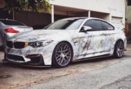 BMW M4 F82 Coupe Marble Wrap Look Tuning 1 190x129