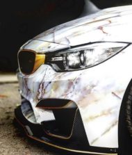 BMW M4 F82 Coupe Marble Wrap Look Tuning 2 190x223