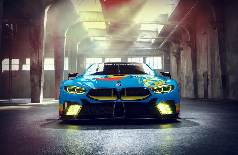 BMW M8 GTE Art Car 2017 Tuning 15