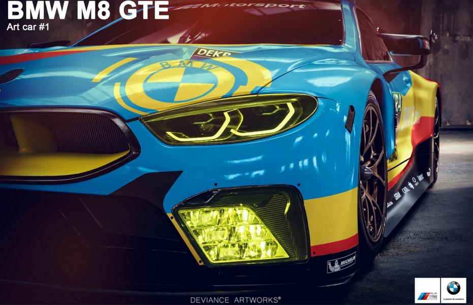 BMW M8 GTE Art Car 2017 Tuning 7