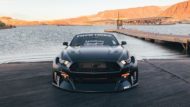Black fury Mustang - Clinched shows new widebody monster
