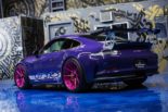 Ultravioleter Porsche 911 GT3 RS ADV5.2 M.V2 Tuning Felgen 13 155x103 Krass   Ultravioleter Porsche 911 GT3 RS auf pinken Felgen