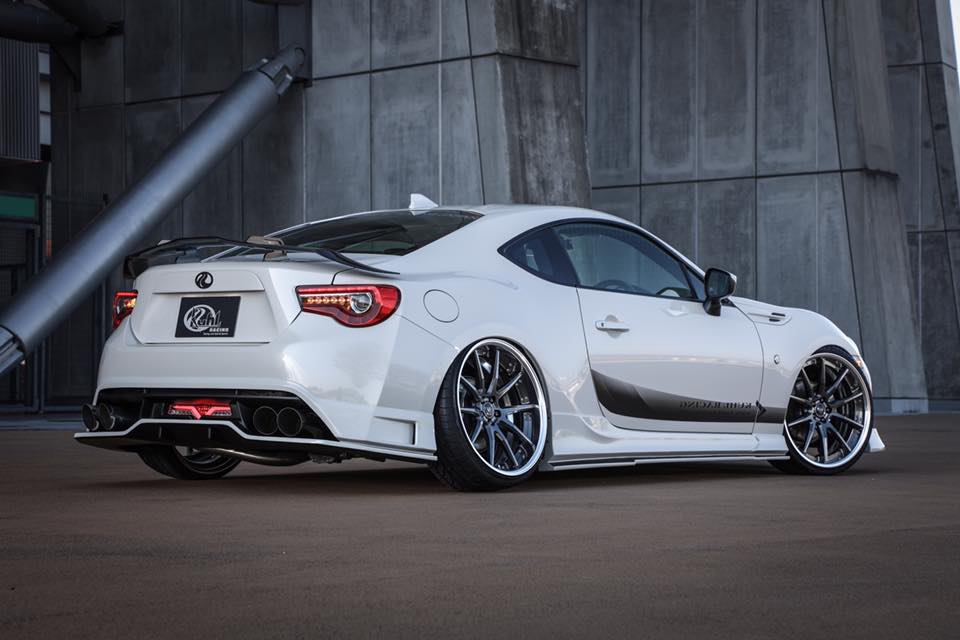 2017 Toyota GT86 with bodykit from tuner Kuhl Racing