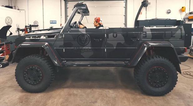 Without words - 800 PS Mercedes G500 4 × 4² Convertible by Jon Olsson