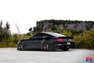 Evil - Bagged Ford Mustang GT on Vossen VWS-3 rims