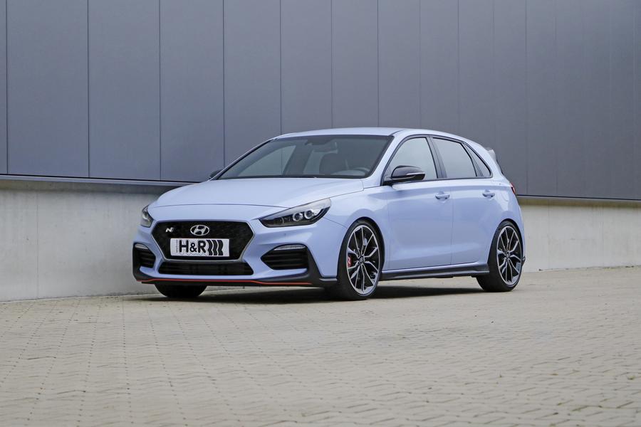More sportiness - H & R sport springs in the Hyundai I30N