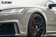 Perfect - HRE RC100 rims on the Audi TT RS in Nardograu