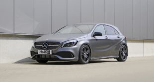 Mercedes C-Class with height-adjustable H & R spring systems
