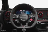 يعمل عامل الحسد على تحسين سيارة السيدان APR Performance Audi RS3