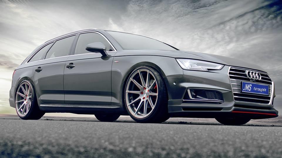 JMS shows racelook body kit on the Audi A4 B9 with S-Line