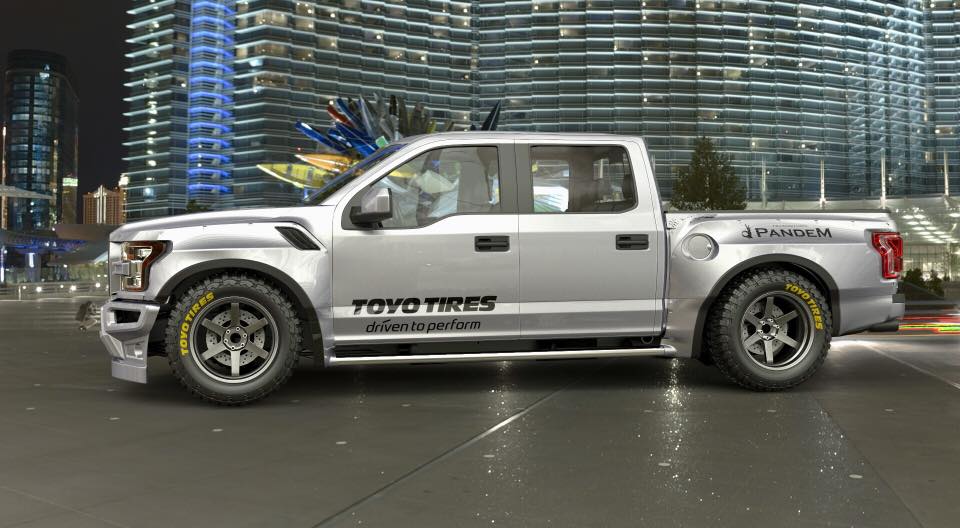 Aperçu: Kit de carrosseries larges Pandem sur le Ford F-150 Raptor