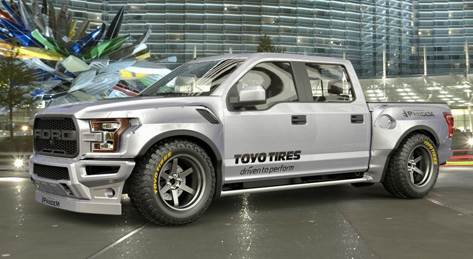 Aperçu: Kit de carrosseries larges Pandem sur le Ford F-150 Raptor