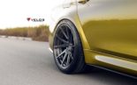 VELOS VLS-01 rims on the Austin Yellow painted BMW M3